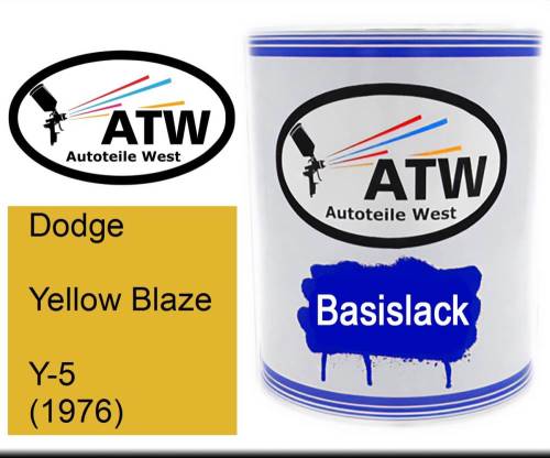 Dodge, Yellow Blaze, Y-5 (1976): 1L Lackdose, von ATW Autoteile West.